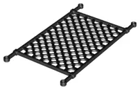 Black Net, Plastic 8 x 14 Lattice