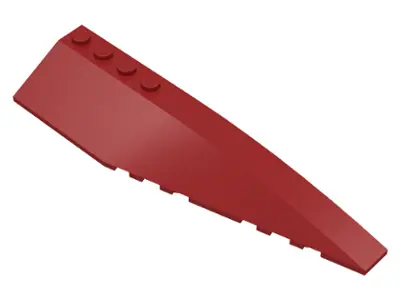 Dark Red Wedge 12 x 3 Right
