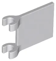 Light Bluish Gray Flag 2 x 2 Square