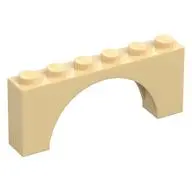 BRICK W. INSIDE BOW 1X6X2