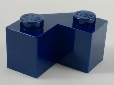 Dark Blue Brick, Modified Facet 2 x 2