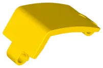 Yellow Technic, Panel Curved 3 x 5 x 3
