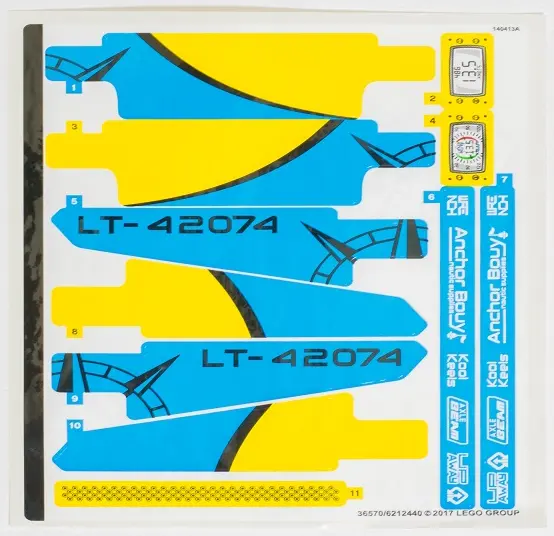Sticker Sheet for Set 42074 - (36570/6212440)