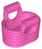 Dark Pink Minifigure, Utensil Basket - Flexible Rubber