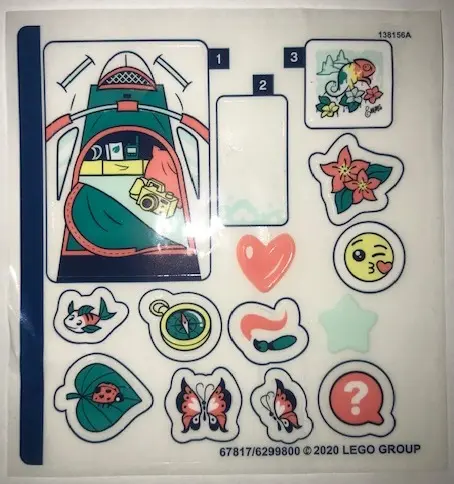 Sticker Sheet for Set 41438 - (67817/6299800)