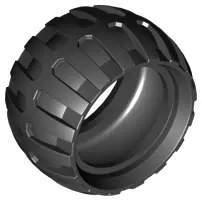 Black Tire 43.2mm D. x 26mm Balloon Small