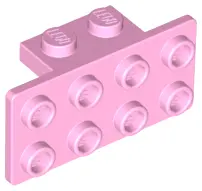 Bright Pink Bracket 1 x 2 - 2 x 4