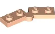 Light Nougat Hinge Plate 1 x 4 Swivel (2429 / 2430)
