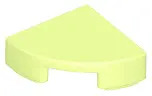 Yellowish Green Tile, Round 1 x 1 Quarter