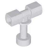 Light Bluish Gray Bar Holder Double with Stud Holder