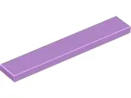 Medium Lavender Tile 1 x 6