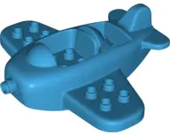 Dark Azure Duplo Airplane Small