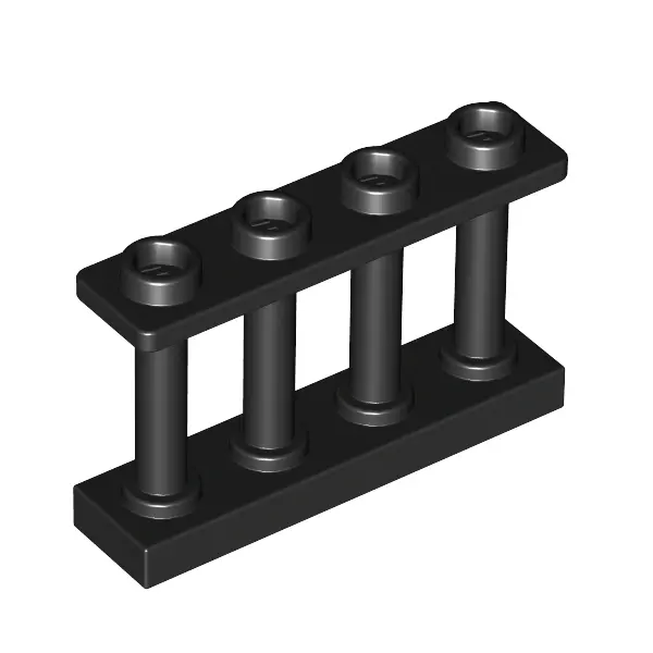 FENCE 1X4X2 W. 4 KNOBS