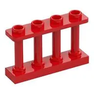 FENCE 1X4X2 W. 4 KNOBS