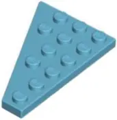 Medium Azure Wedge, Plate 6 x 4 Right