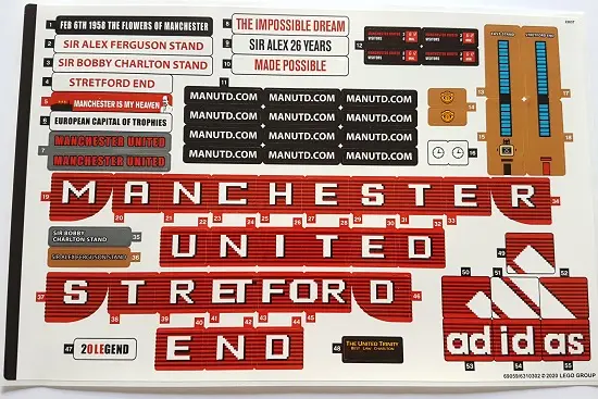 Sticker Sheet for Set 10272 - (69059/6310302)