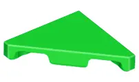 Bright Green Tile, Modified 2 x 2 Triangular