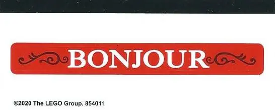 Sticker Sheet for Set 854011