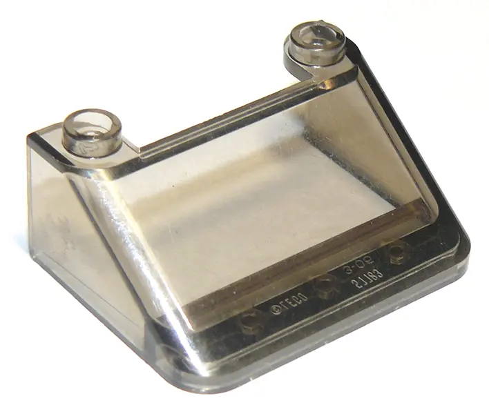 Trans-Brown Windscreen 3 x 4 x 1 1/3 Large Glass Surface