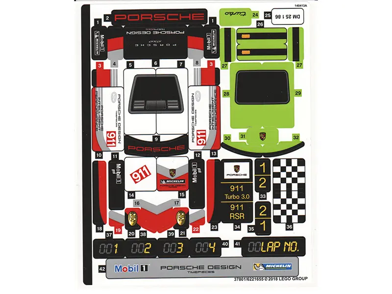 Sticker Sheet for Set 75888 - (37801/6221655)