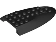 Black Aircraft Fuselage Aft Section Curved Top 6 x 10