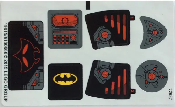 Sticker Sheet for Set 76027 - International Version - (19615/6100666)