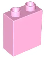 Bright Pink Duplo, Brick 1 x 2 x 2