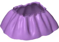 Medium Lavender Duplo Wear Cloth Skirt Satin, Knee Length (18 mm)