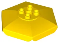 Yellow Duplo Umbrella Top with Axle Hole