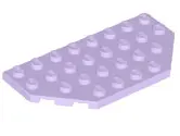 Lavender Wedge, Plate 4 x 8 Cut Corners