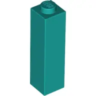 Dark Turquoise Brick 1 x 1 x 3