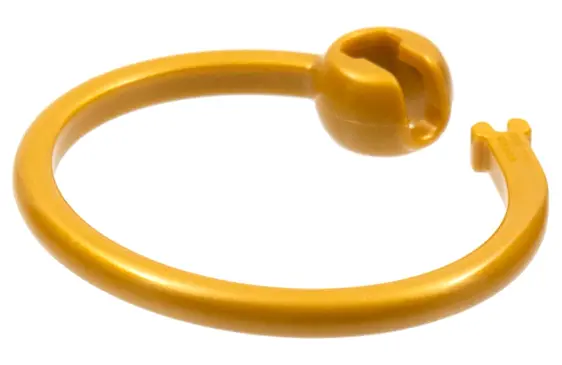 Pearl Gold Bag Tag Ring