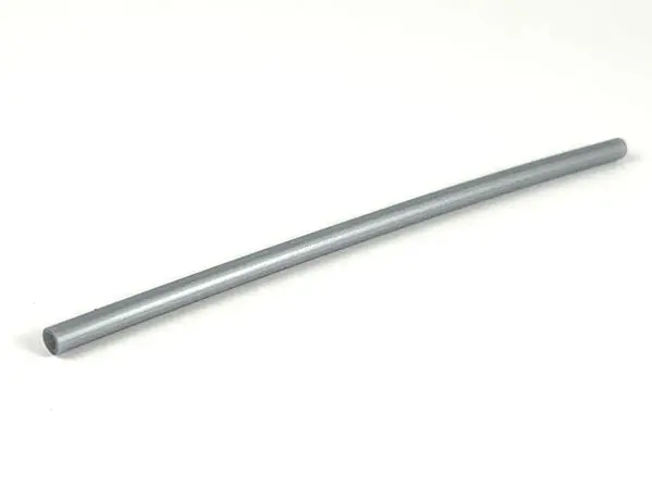 Flat Silver Hose, Rigid 3mm D. 12L / 9.6cm
