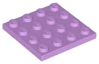 Medium Lavender Plate 4 x 4