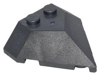 Pearl Dark Gray Wedge 4 x 4 Pointed