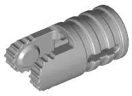 Light Bluish Gray Hinge Cylinder 1 x 2 Locking with 2 Fingers and Axle Hole on Ends with Slots