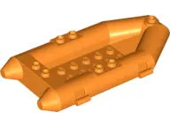 Orange Boat, Rubber Raft, Small