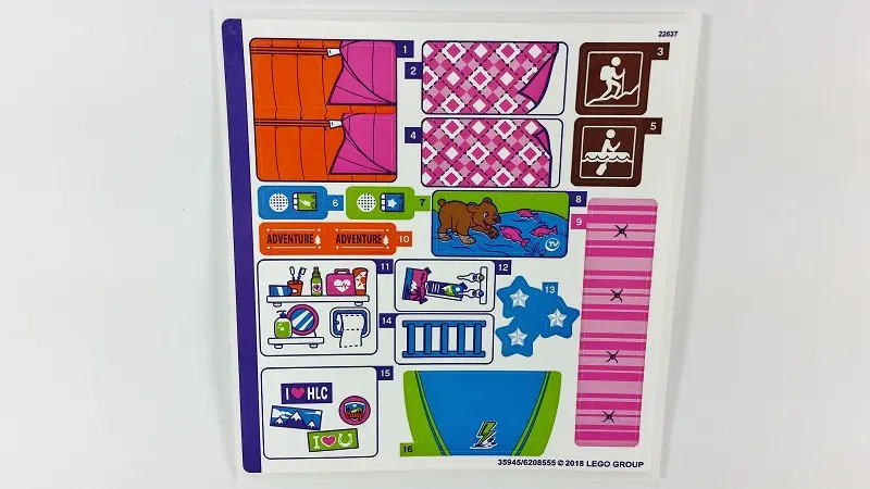 Sticker Sheet for Set 41339 - (35945/6208555)