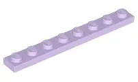 Lavender Plate 1 x 8