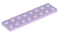Lavender Plate 2 x 8