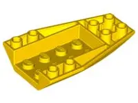 Yellow Wedge 6 x 4 Triple Inverted Curved