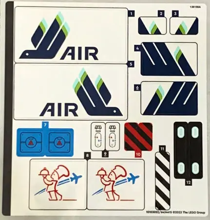 Sticker Sheet for Set 60367 - (10103052/6434415)