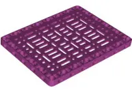 Magenta Technic, Liftarm, Modified Frame Thick 11 x 15 Grille Center (Maker Plate)