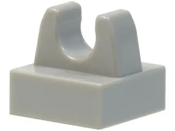Light Bluish Gray Tile, Modified 1 x 1 with Clip