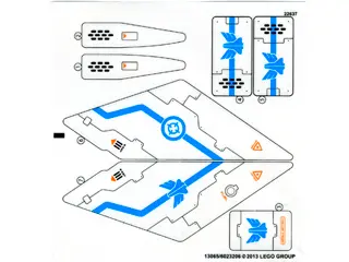 Sticker Sheet for Set 70701 - (13065/6023206)