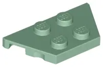 Sand Green Wedge, Plate 2 x 4