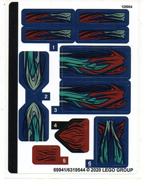 Sticker Sheet for Set 76154 - (69941/6319544)