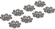 Silver Wheel Cover 7 Spoke Rimless Left and Right for Wheel 72206pb01, 8 in Bag - 4 of Each (Multipa