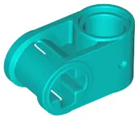 Dark Turquoise Technic, Axle and Pin Connector Perpendicular