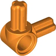 Orange Technic, Axle and Pin Connector Hub with 2 Perpendicular Axles